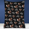GeckoCustom Personalized Custom Football Blanket H532
