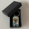 GeckoCustom Personalized Custom Keychain, Dog Lover Gift, You Were My Favorite Hello and My Hardest Goodbyes With Gift Box