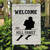 GeckoCustom Personalized Custom Sport Garden Flag, Welcome To The Sport Players House, Sport Gift 12"x18"