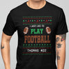 GeckoCustom Personalized Custom Ugly Christmas Football Sweatshirt H541v2