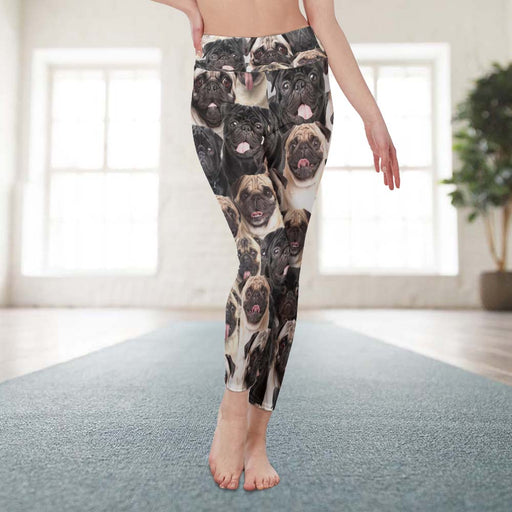 GeckoCustom Personalized Gift For Dog Lovers Women's High Waist Legging, HN590