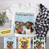 GeckoCustom Personalized Photo Custom Dog Shirt, Gift For Dog Lover, Custom Pet Face With Name Shirt