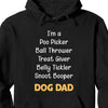 GeckoCustom Poo Picker Personalized Custom Dog Shirt C236 Pullover Hoodie / Black Colour / S