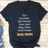 GeckoCustom Poo Picker Personalized Custom Dog Shirt C236 Women V-neck / V Black / S
