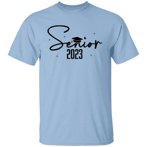 GeckoCustom Senior 2023 Sweatshirt Class of 2023 Sweatshirt H422 Basic Tee / Light Blue / S