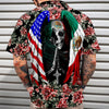 GeckoCustom Skull Mexican American Hawaiian Shirt, Upload Photo HN590