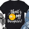 GeckoCustom Softball Family That's My Softball Player Personalized Custom Softball Shirts C480