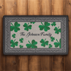 GeckoCustom St.Patrick's Day Family Custom Doormat