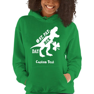 GeckoCustom St Patrick's Rex Custom Shirt C146 Pullover Hoodie / Irish Green Colour / S