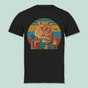 GeckoCustom The Cat Father Cat Shirt T286 HN590 Basic Tee / Black / S