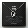 GeckoCustom To My Wife I Didn't Marry Custom Message Card Necklace Forever Love