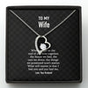 GeckoCustom To My Wife When We Get To The Custom Message Card Necklace