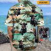 GeckoCustom Upload Photo Biker Hawaiian Shirt, T368 HN590