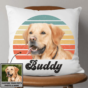 GeckoCustom Vintage Retro Photo Custom Throw Pillow 14"x14" / Pack 1