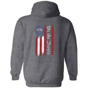 GeckoCustom We The People Patriotic Independence Day Shirt H389 Pullover Hoodie / Dark Heather / S