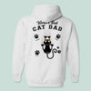 GeckoCustom World's Best Cat Dad Father's Day Back Shirt N304 889141