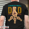 GeckoCustom World's Best Dad Ever Ever Family Shirt, HN590