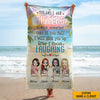 GeckoCustom You And I Are Sister Beach Towel T368 HN590