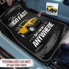 GeckoCustom You Can Go Fast But I Can Go Any Where Car Mats, Upload Photo Car, HN590
