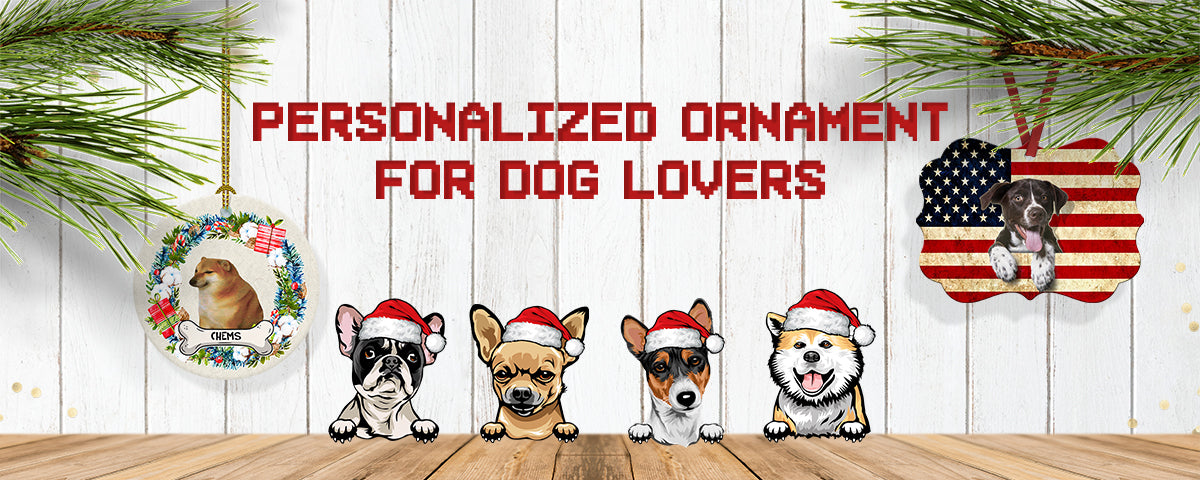 Personalized Christmas Ornament For Dog Lovers