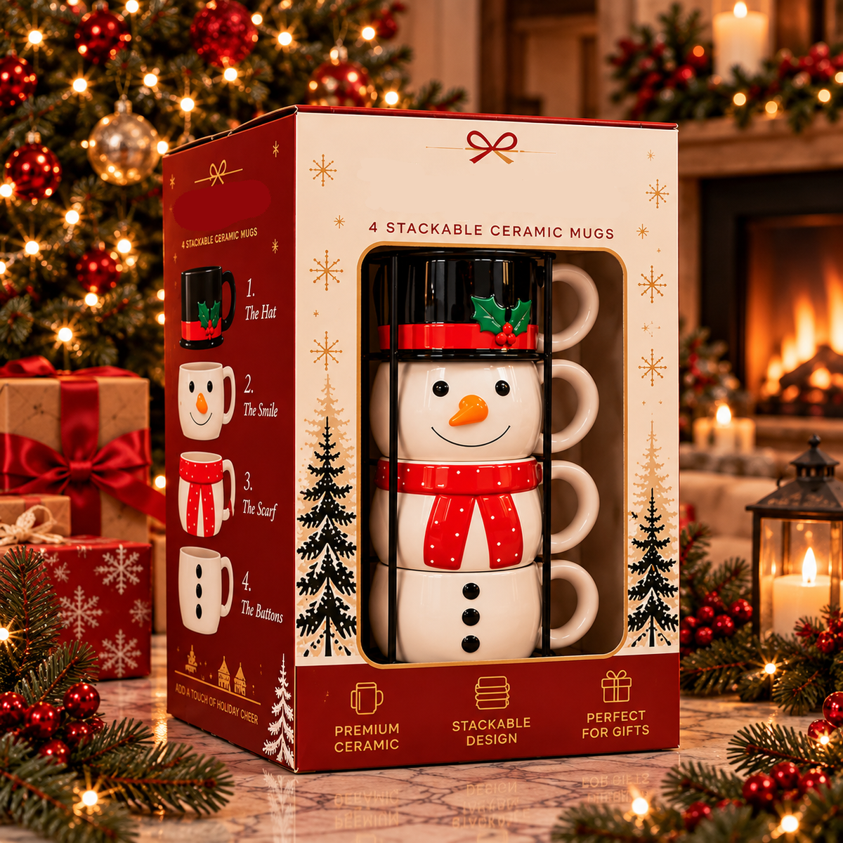 Christmas Santa And Snowman Mug Set TH10 171505