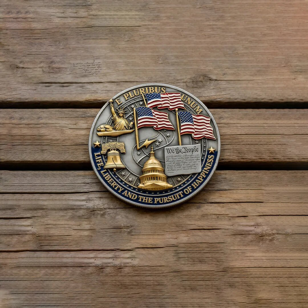Faith & Nation America 250 Commemorative Coin – Celebrating 250 Years of Freedom LM32 899151