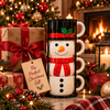 Christmas Santa And Snowman Mug Set TH10 171505