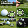 Personalized Golf Ball Marker with Green Reading Aid, High Precision Slope Reader, Golf Accessories HA75 922184