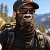 Funny Animal Face Neck Gaiter Mask, Novelty Face Cover for Adults LM32 670383