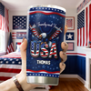 Custom Name Faith, Family & Freedom America 250 Years Anniversary Fat Tumbler 1776–2026 CH07 910590