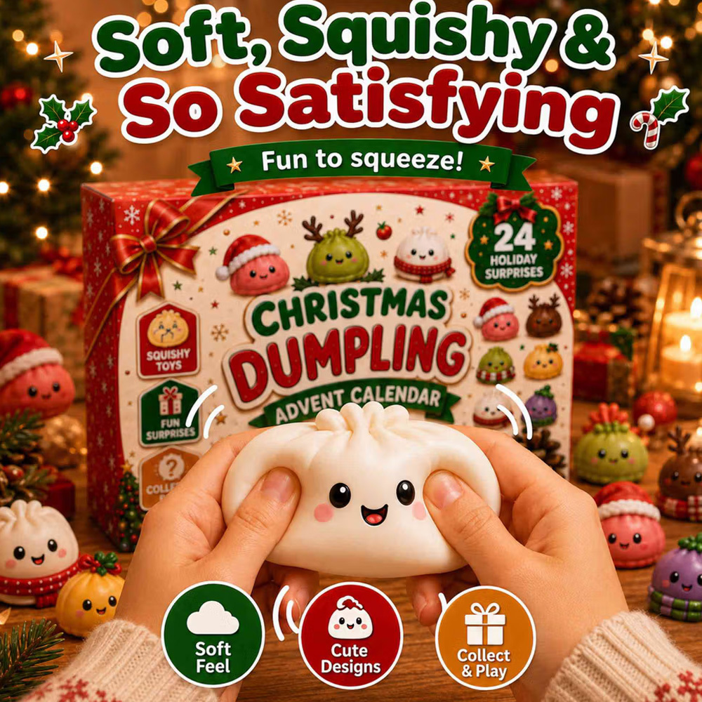 Christmas Dumpling Countdown Box Advent Calendar TH10 171217
