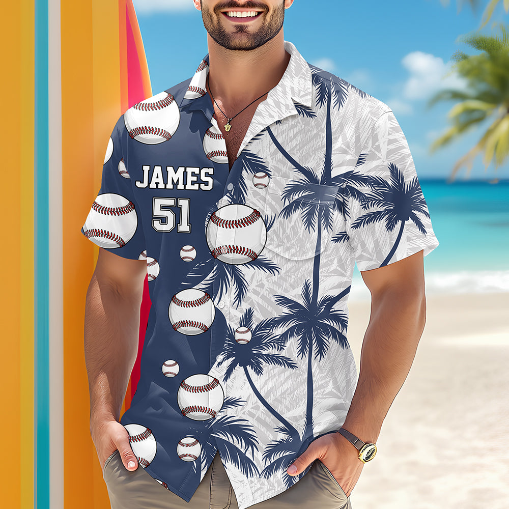 Personalized Name Tropical Summer Beach Hawaii Shirt For Sport Lovers LM32 893683