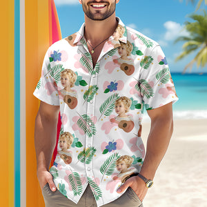 Custom Photo Funny Face Aloha Hawaii Shirt TH10 892745