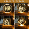 Custom Family Photo Engraved Crystal Photo With Light HA75 898206