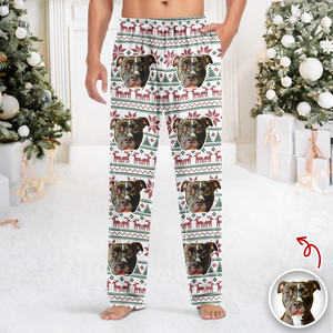 Custom Photo Christmas Is Coming Sweatpants Gift For Dog Lovers HA75 892846