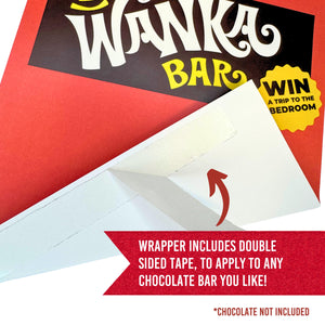 Funny Golden Ticker with Chocolate Wrapper Gift, Valentines Gift For Him, Husband, Boyfriend LM32 899001