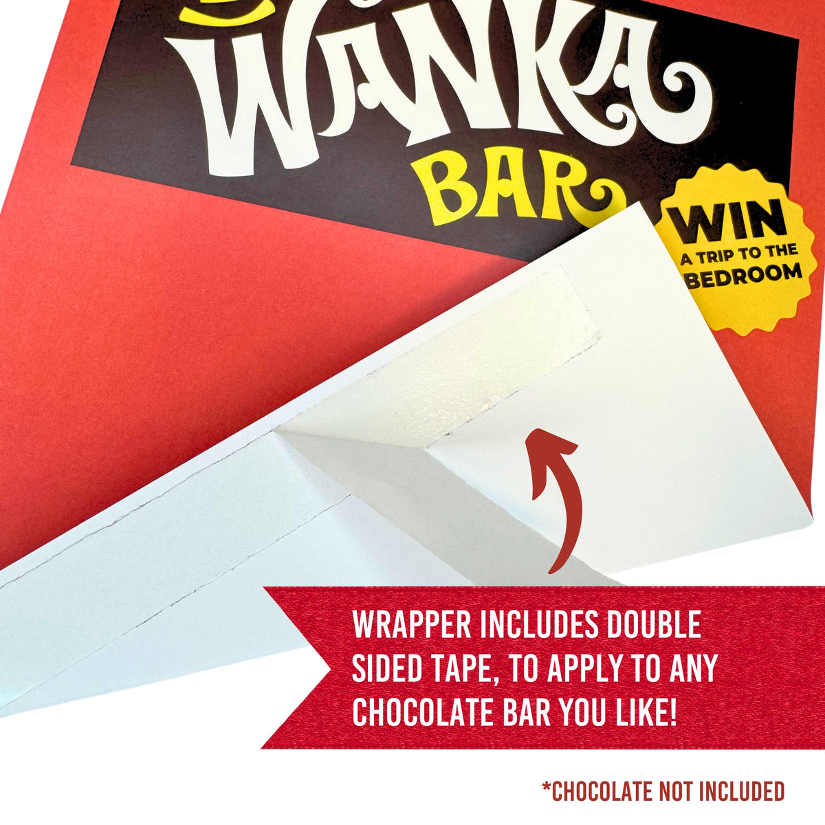 Funny Golden Ticker with Chocolate Wrapper Gift, Valentines Gift For Him, Husband, Boyfriend LM32 899001