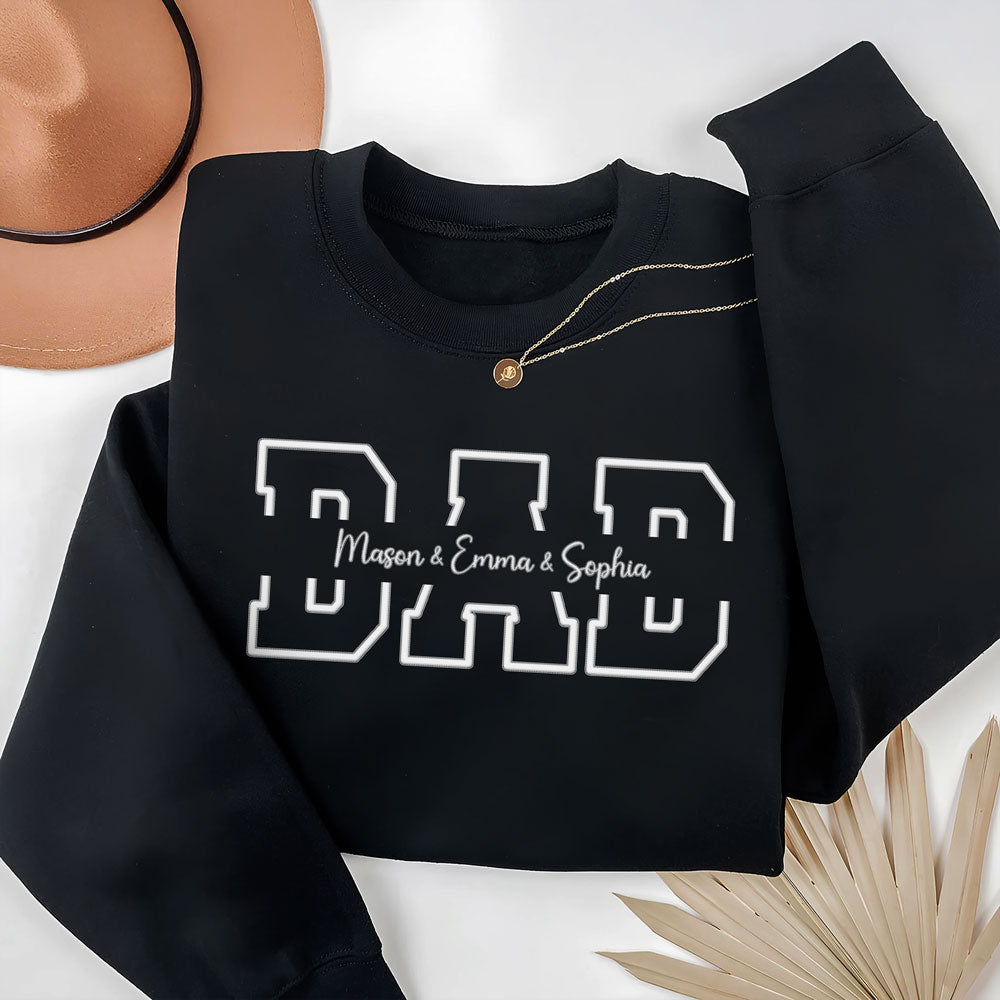 Custom Name You're A Great Dad And Mom Embroidered Sweatshirt TH10 892655