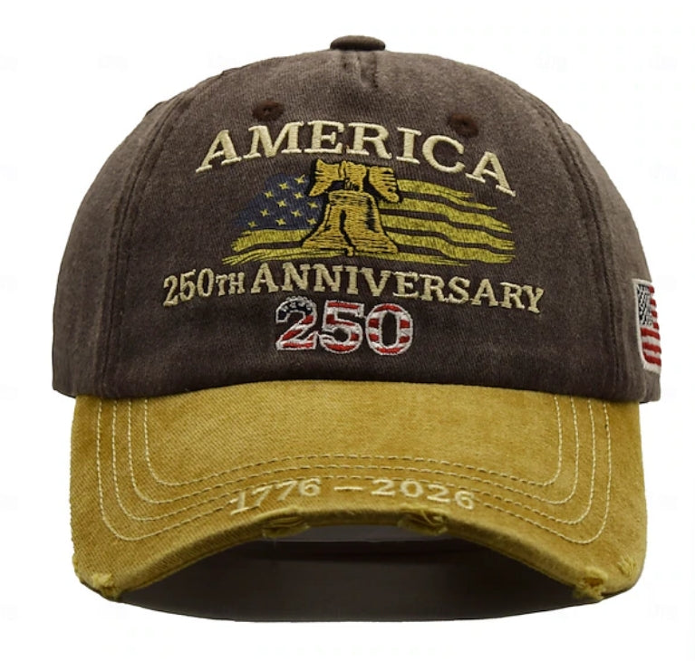 Bald 250th Anniversary 1776 2026 USA Embroidered Cap LM32 669027