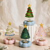 Mini Christmas Tree Stained Glass, Glass Tree Figurines, Unique Holiday Decor LM32 670263