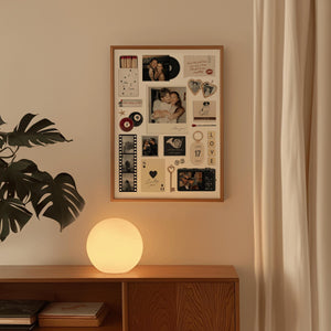 Personalized Couple Photo - Keepsake Poster, Picture Frame Valentine's Day Gift for Boyfriend or Girlfriend LM32 899167