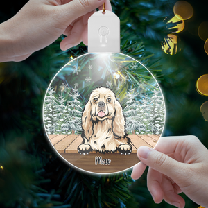 Personalized Dog For Christmas Led Ornament TH10 892163