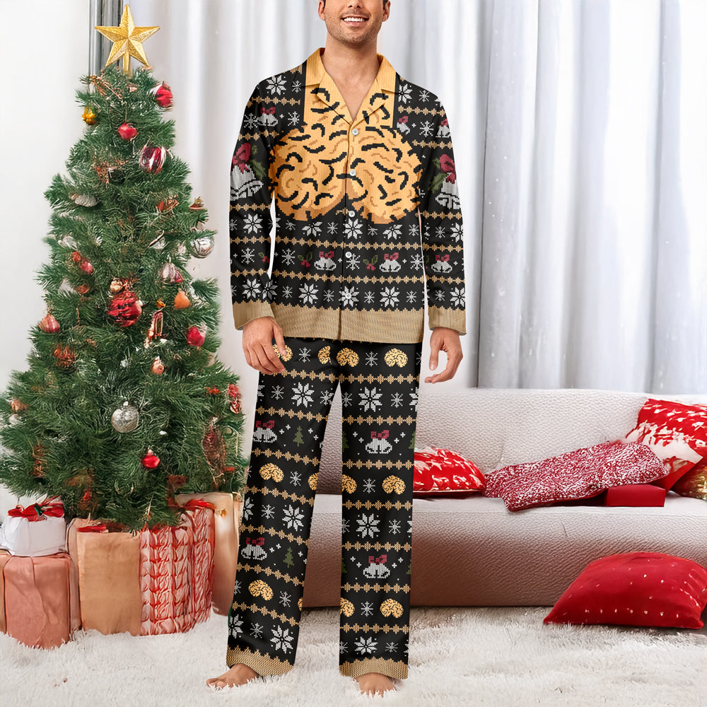 Personalized Funny Cock Christmas Pajamas Gift for Him Her TH10 171153