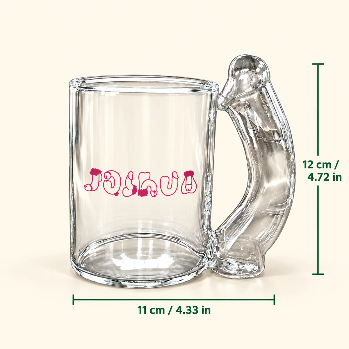 Custom Name Naughty Glass Mug Gifts For Coworkers, Friends, Wife CH07 180682