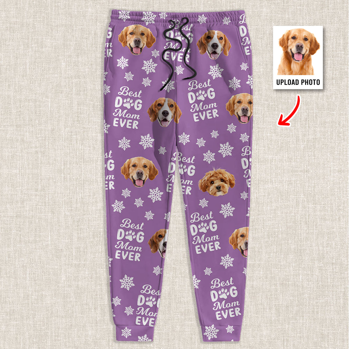 Custom Photo Best Dog Dad Dog Mom Paw Paw - Personalized Sweatpants Gift For Pet Lovers HO82 894380