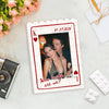 Personalized Couple Photo Playing Card Puzzle Building Brick Blocks LM32 899173