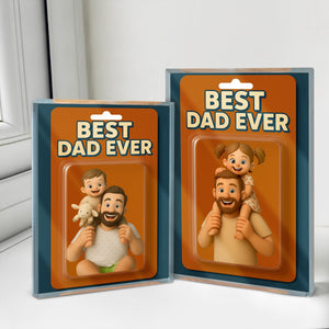 Custom Photo Dad And Kid Action Figure Acrylic Block Father's Day Gift For Dad HA75 892362
