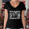 Rest In Peace For Charlie Kirk Memorial Dark Shirt HO82 65732