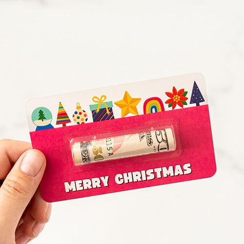 Personalized Gift Merry Christmas BRUH Money Holder Card LM32 897325