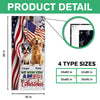 Custom Cute 3D Dog We Wish You Ameri Christmas Decoration Door Cover HA75 898084
